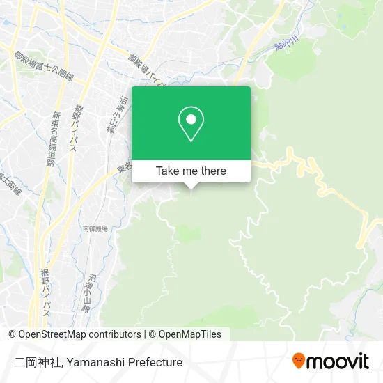 二岡神社 map