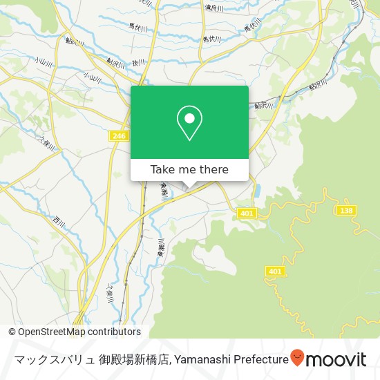 マックスバリュ 御殿場新橋店 map