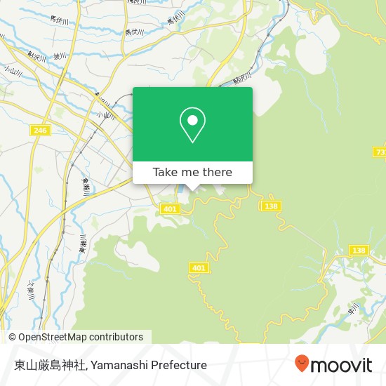 東山厳島神社 map