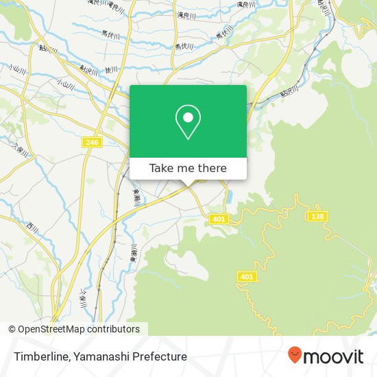 Timberline map