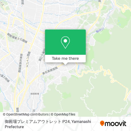 御殿場プレミアムアウトレット P24 map