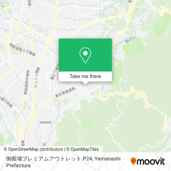 御殿場プレミアムアウトレット P24 map