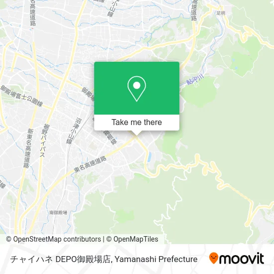 チャイハネ DEPO御殿場店 map