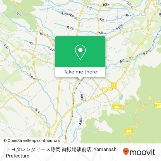 トヨタレンタリース静岡 御殿場駅前店 map