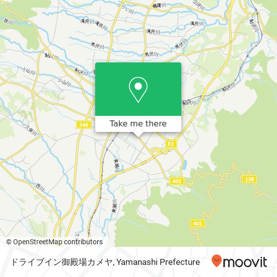 ドライブイン御殿場カメヤ map