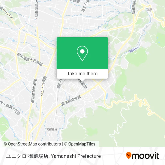 ユニクロ 御殿場店 map