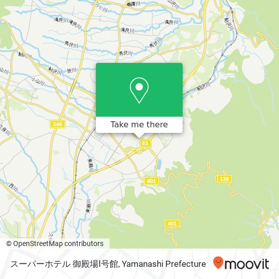 スーパーホテル 御殿場Ⅰ号館 map