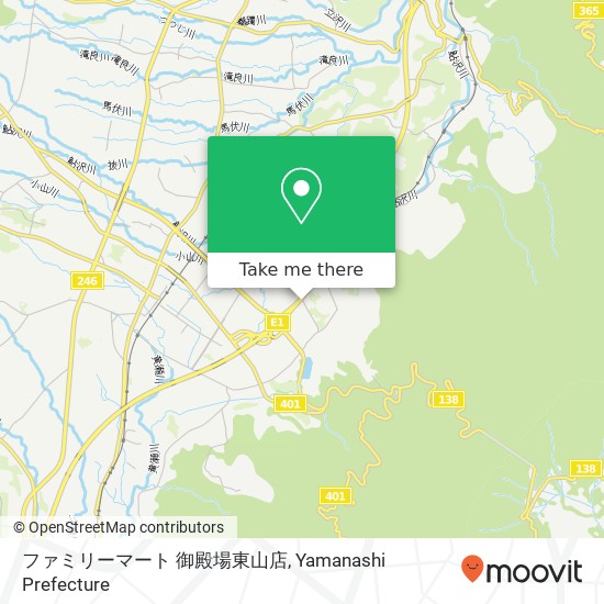 ファミリーマート 御殿場東山店 map