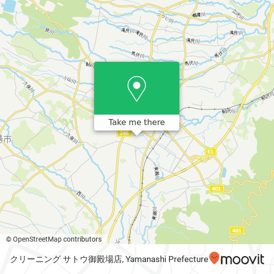 クリーニング サトウ御殿場店 map