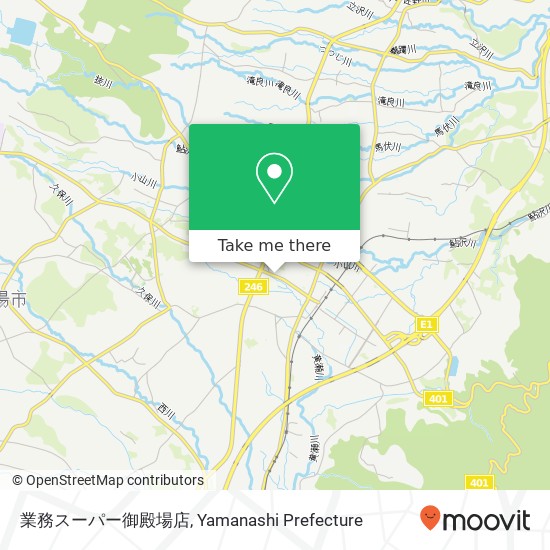 業務スーパー御殿場店 map