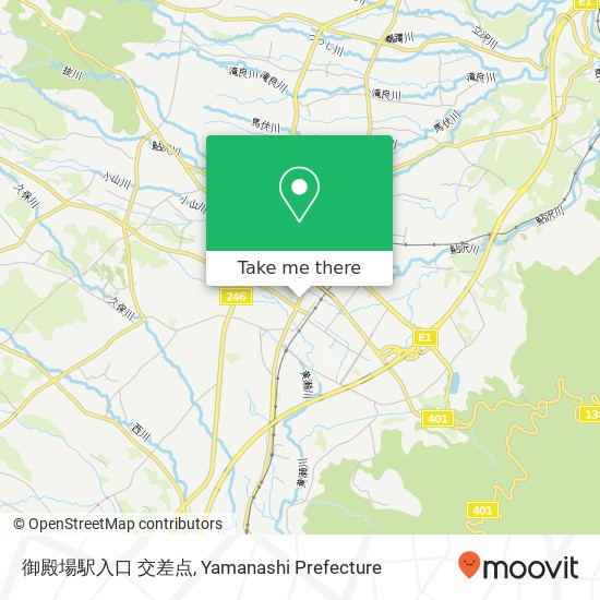 御殿場駅入口 交差点 map