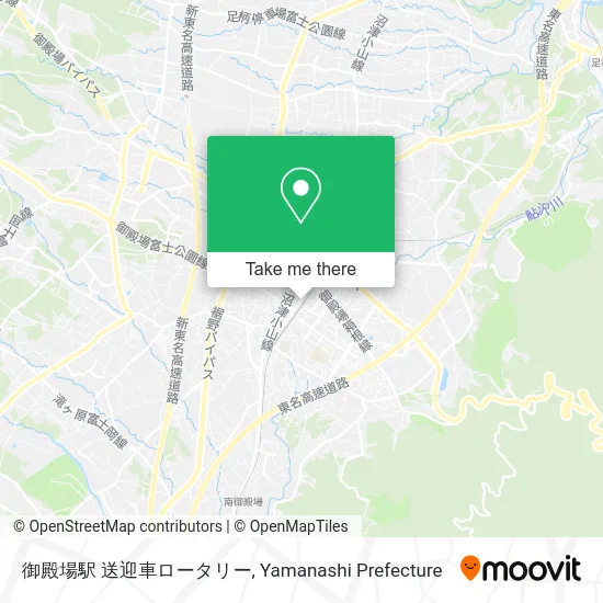 Gotemba Station Shuttle Rotary map