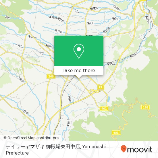 デイリーヤマザキ 御殿場東田中店 map
