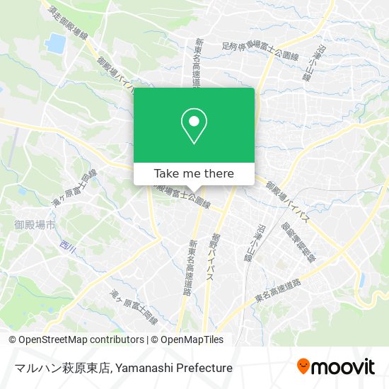 マルハン萩原東店 map