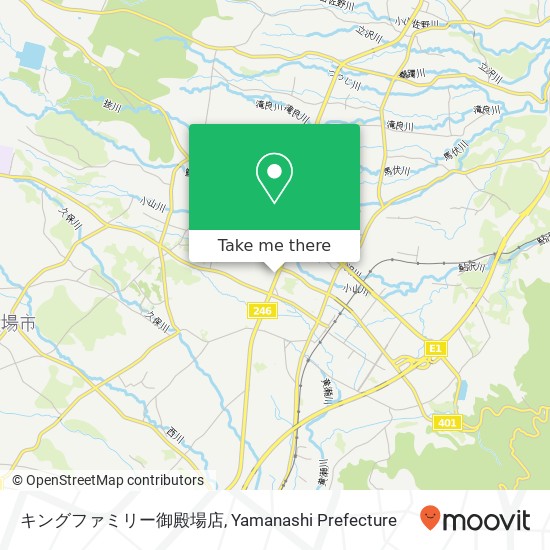 キングファミリー御殿場店 map