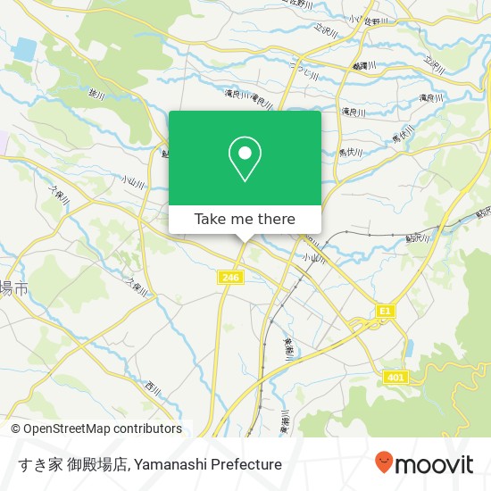 すき家 御殿場店 map