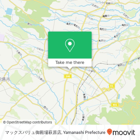 マックスバリュ御殿場萩原店 map