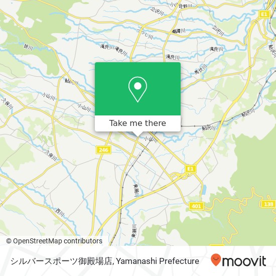 シルバースポーツ御殿場店 map