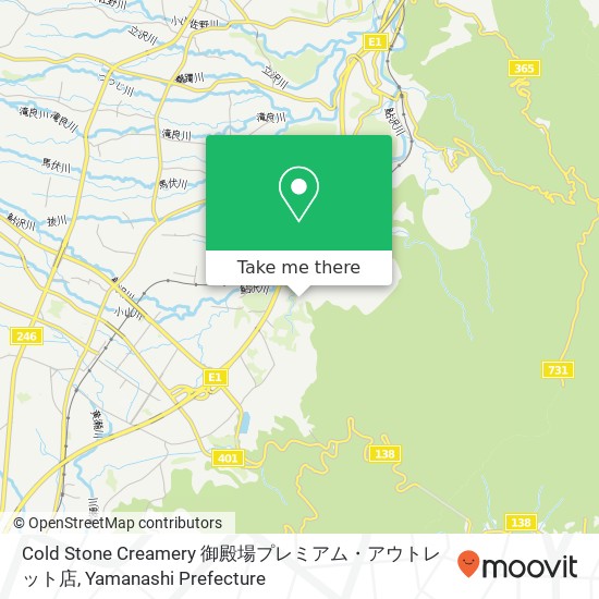 Cold Stone Creamery 御殿場プレミアム・アウトレット店 map