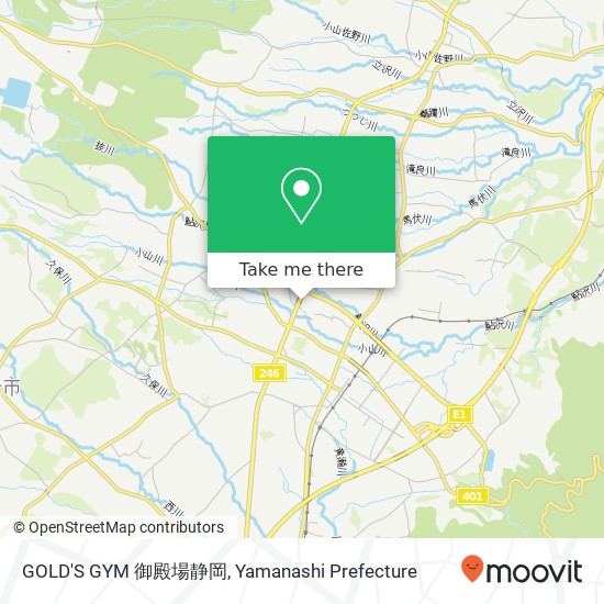 GOLD'S GYM 御殿場静岡 map