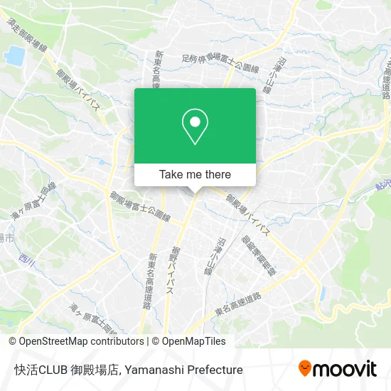 Kaiko Club Gotemba Store map