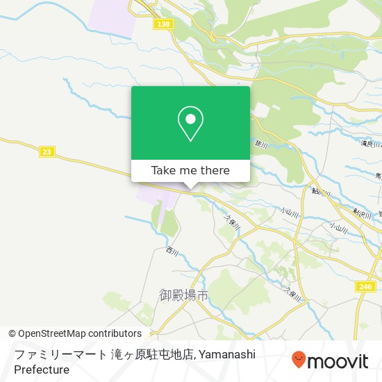 ファミリーマート 滝ヶ原駐屯地店 map