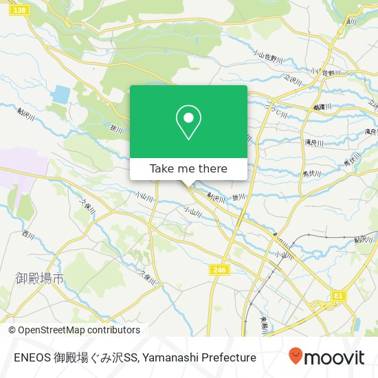 ENEOS 御殿場ぐみ沢SS map