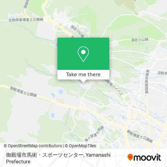御殿場市馬術・スポーツセンター map