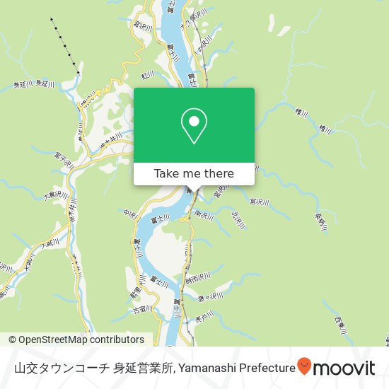 山交タウンコーチ 身延営業所 map