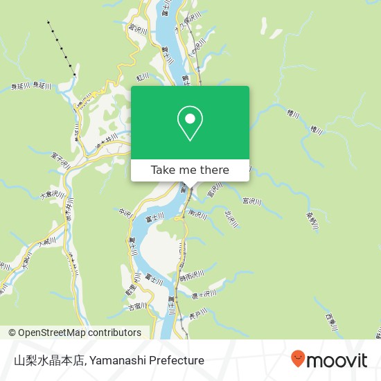 山梨水晶本店 map