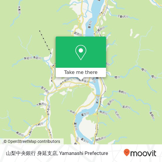 山梨中央銀行 身延支店 map