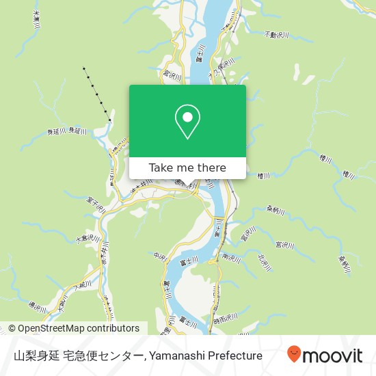 山梨身延 宅急便センター map