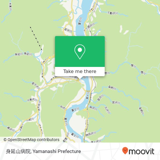 身延山病院 map