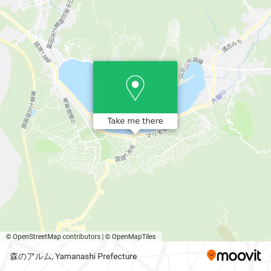 森のアルム map