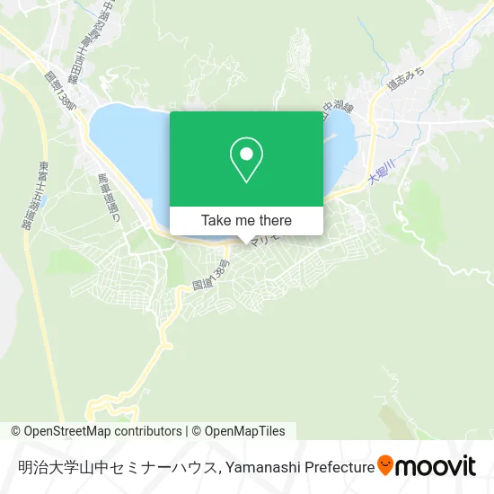明治大学山中セミナーハウス map