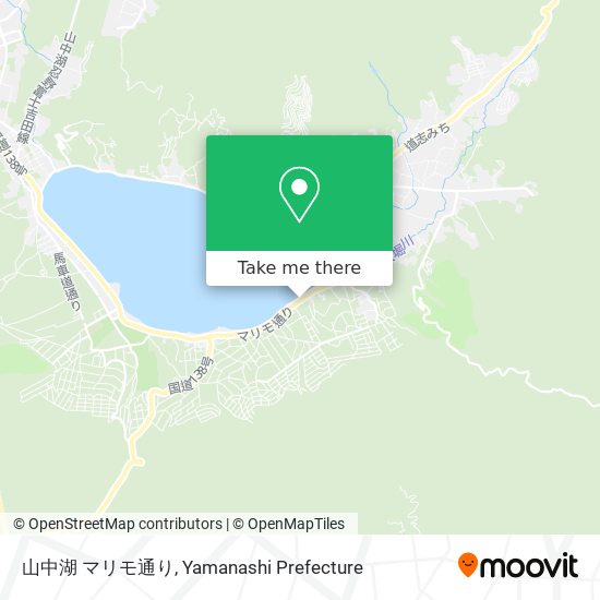山中湖 マリモ通り map
