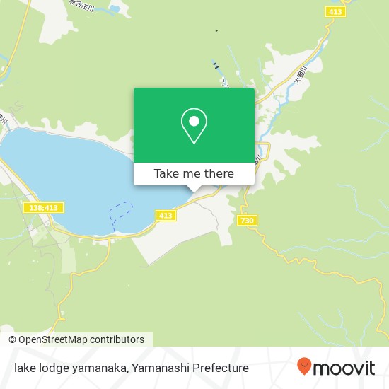 lake lodge yamanaka map