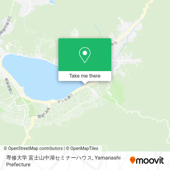 Senshu University Fuji Yamanakako Seminar House map