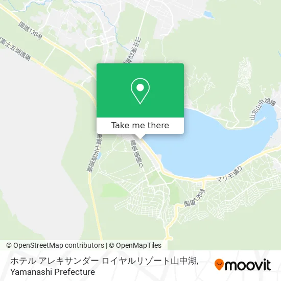 ホテル アレキサンダー ロイヤルリゾート山中湖 map