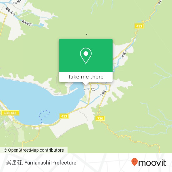 崇岳荘 map