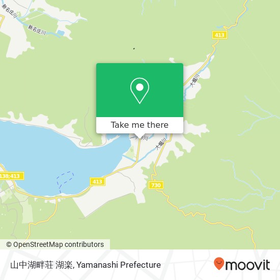 山中湖畔荘 湖楽 map