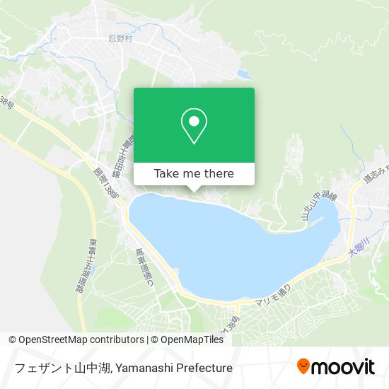 フェザント山中湖 map