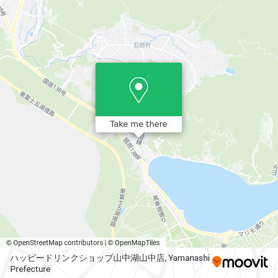 ハッピードリンクショップ山中湖山中店 map