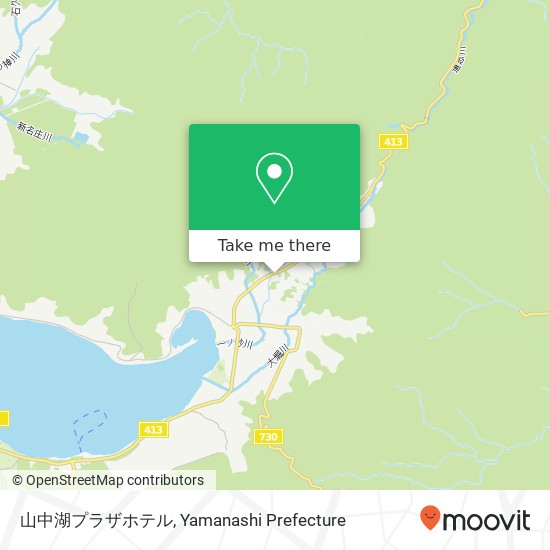 山中湖プラザホテル map