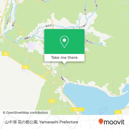 山中湖 花の都公園 map