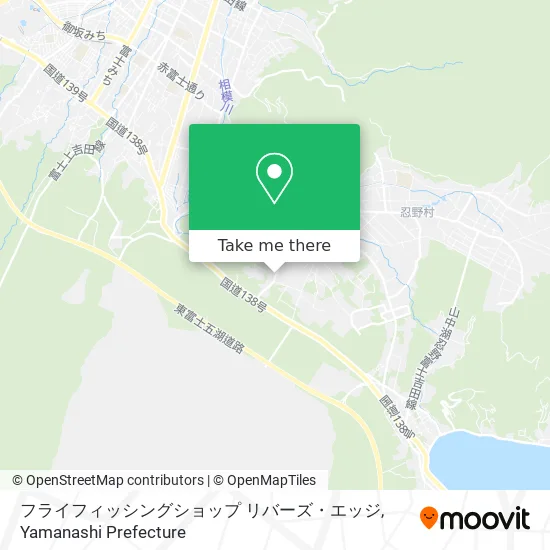 フライフィッシングショップ リバーズ・エッジ map