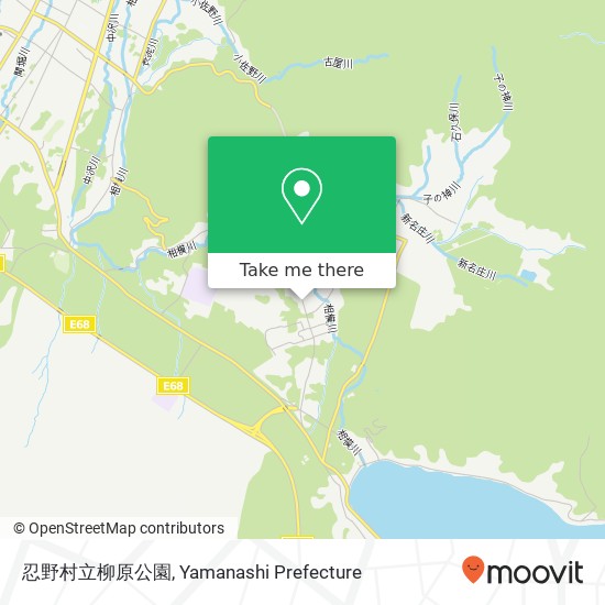 忍野村立柳原公園 map