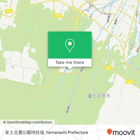 富士北麓公園球技場 map