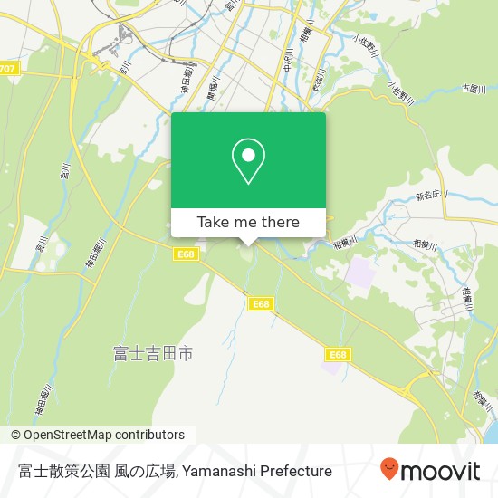 富士散策公園 風の広場 map