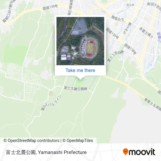 富士北麓公園 map